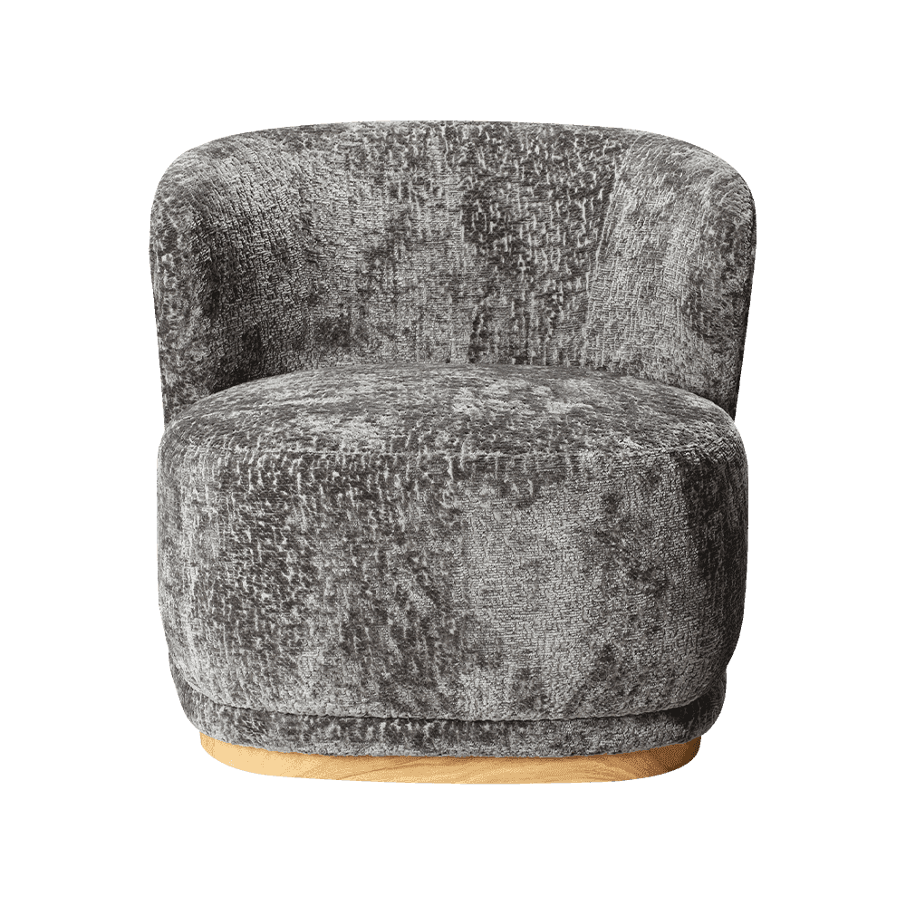 Chaise de repos gris éponge