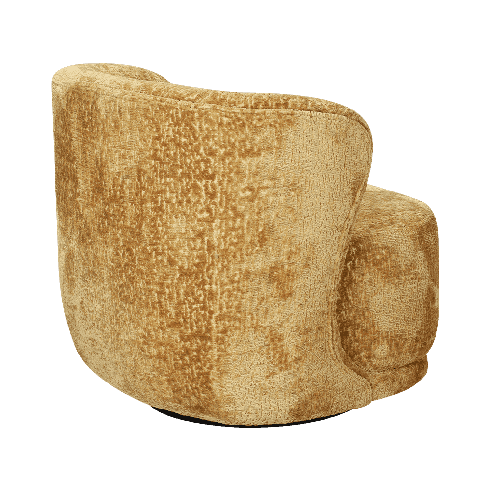 Chaise salon à fourrure entièrement rembourrée