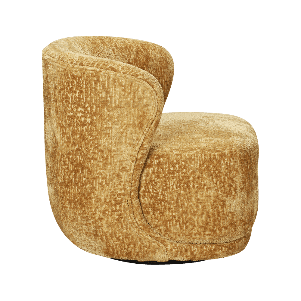 Chaise salon à fourrure entièrement rembourrée