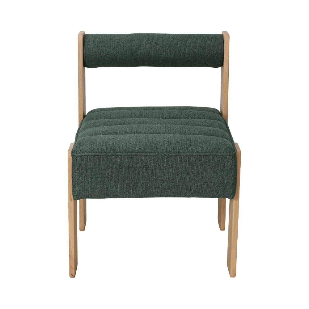 Chaise à manger en bois en caoutchouc