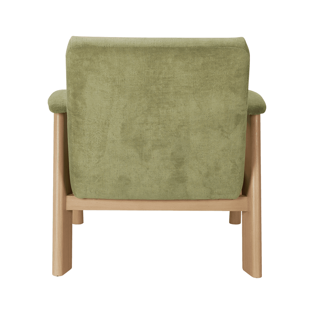 Chaise de loisirs à cadre en bois