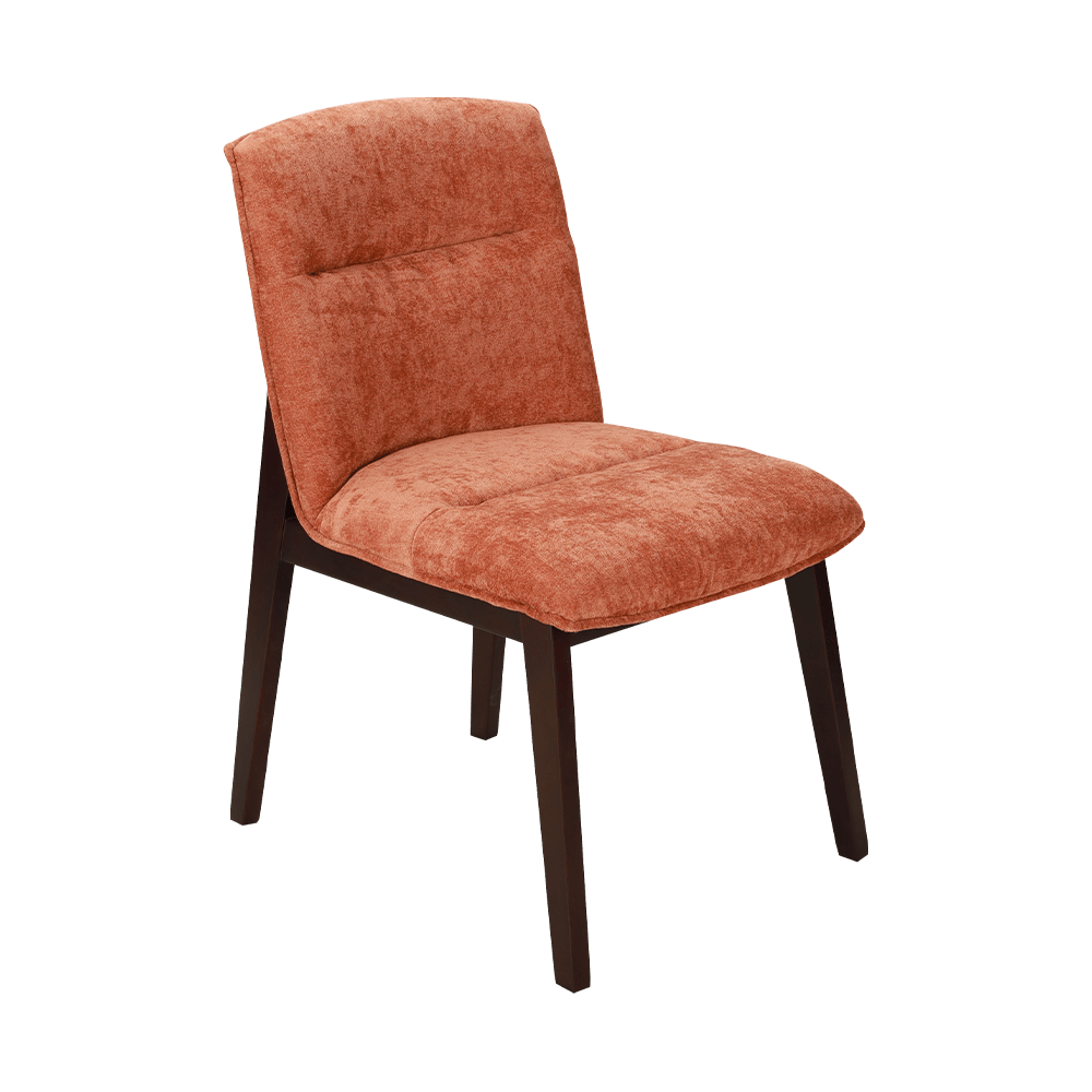 Chaise à manger en bois massif rembourré