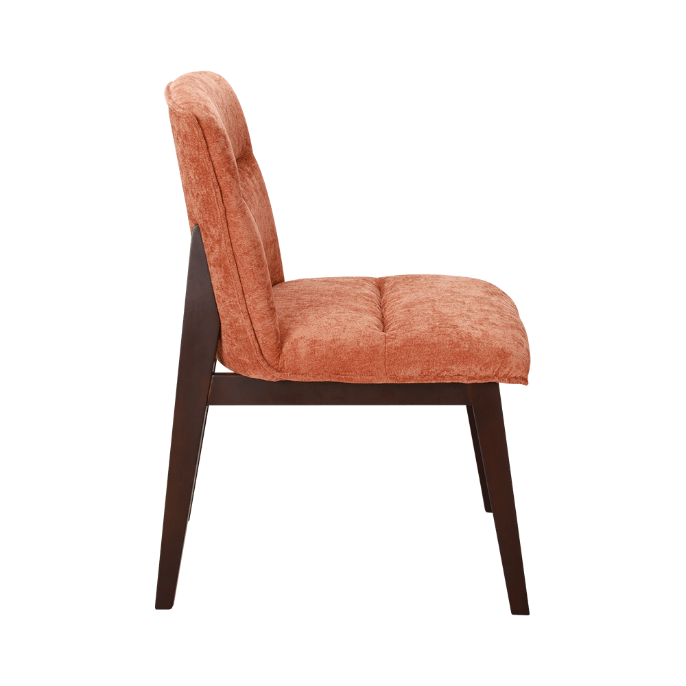 Chaise à manger en bois massif rembourré