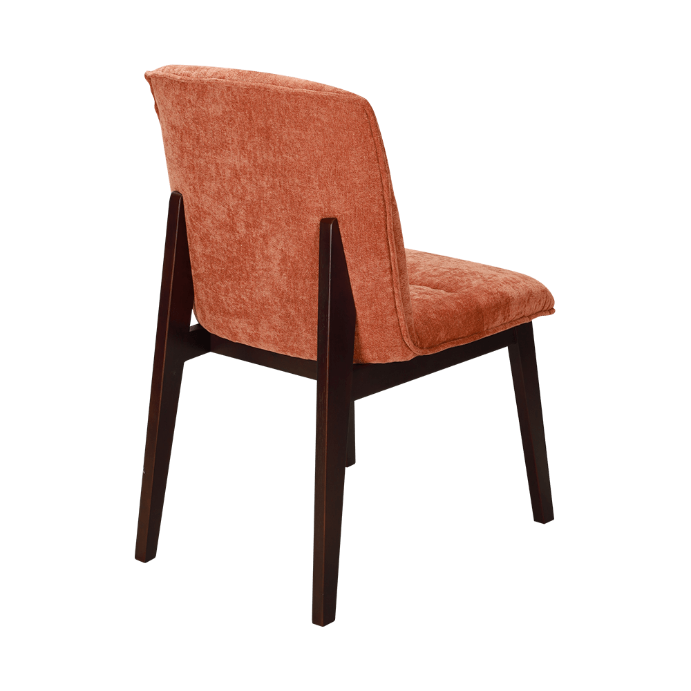 Chaise à manger en bois massif rembourré