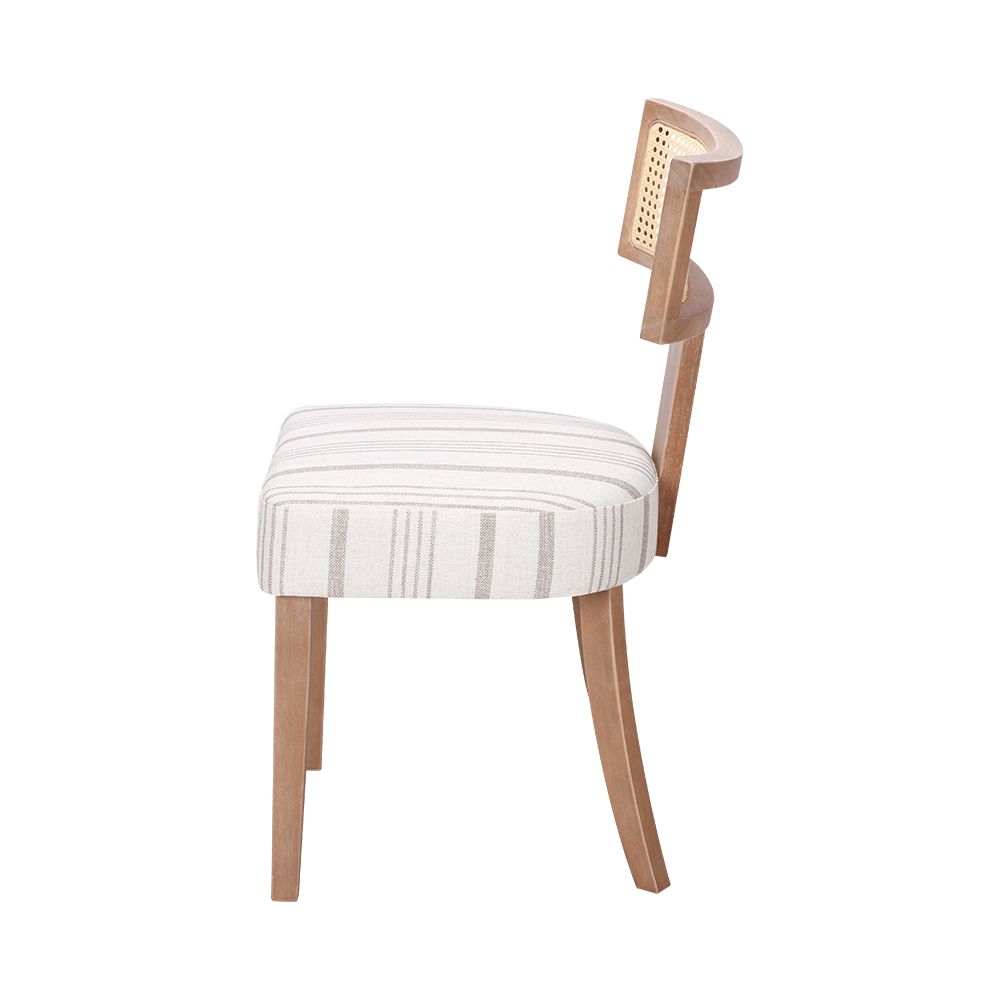 Chaise de salle à manger du coussin éponge en bois de caoutchouc