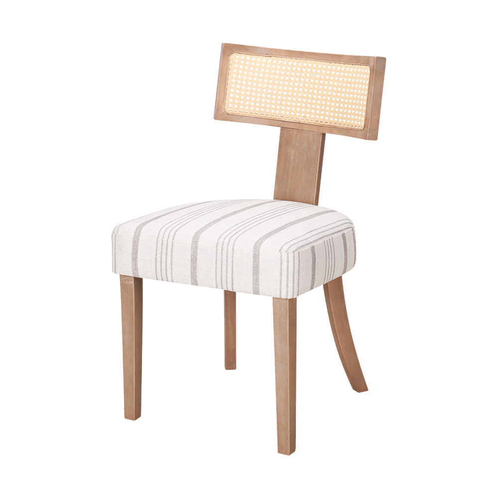 Chaise de salle à manger du coussin éponge en bois de caoutchouc