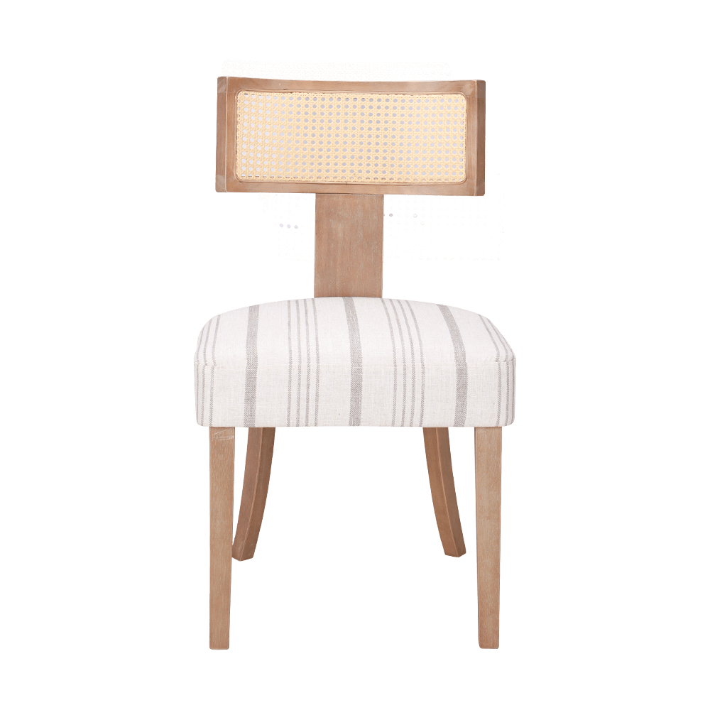 Chaise de salle à manger du coussin éponge en bois de caoutchouc