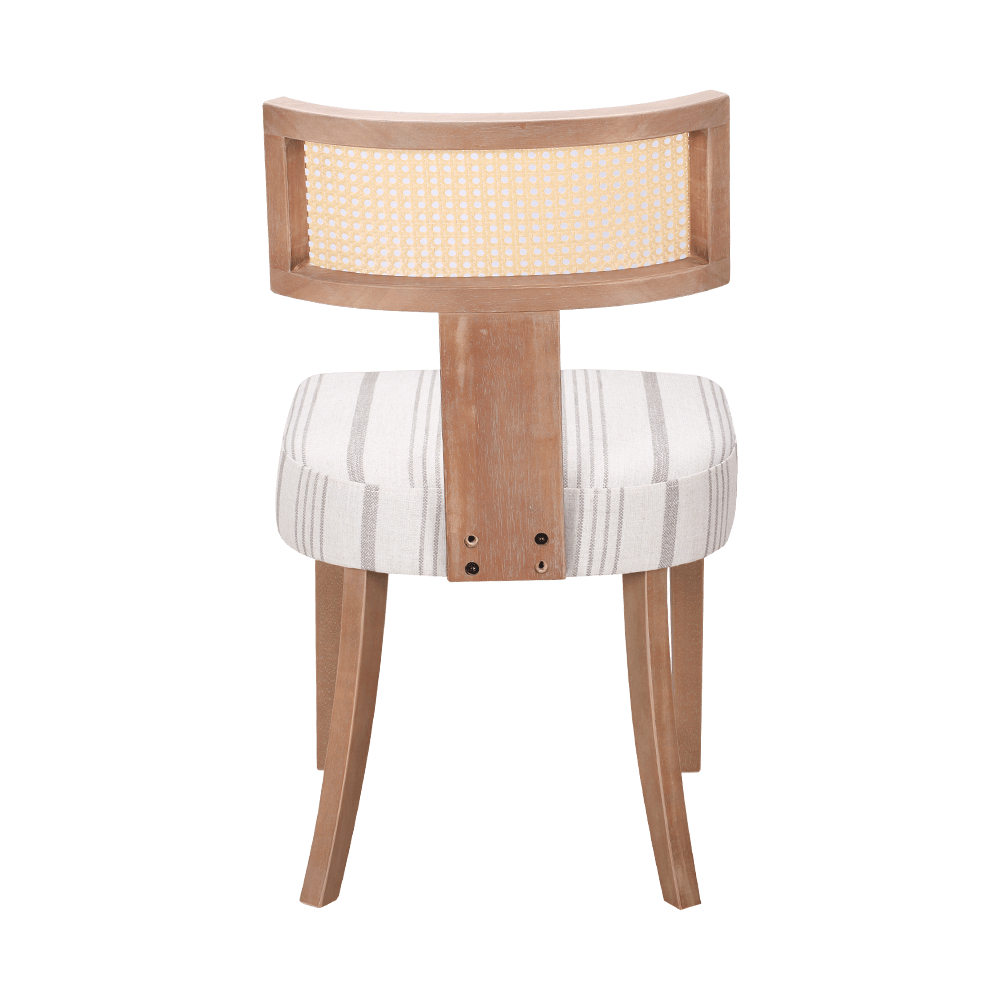 Chaise de salle à manger du coussin éponge en bois de caoutchouc