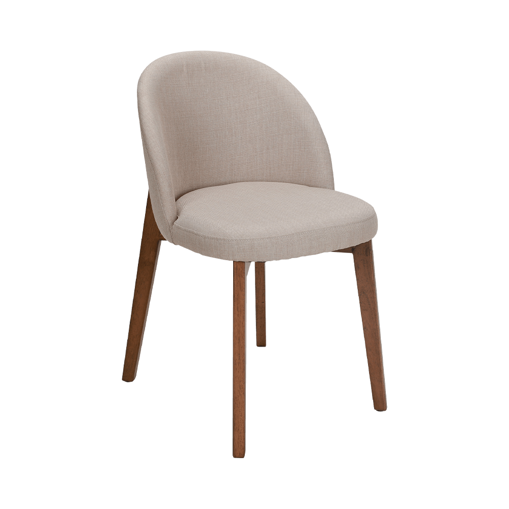 Chaise à manger en bois massif sans bras