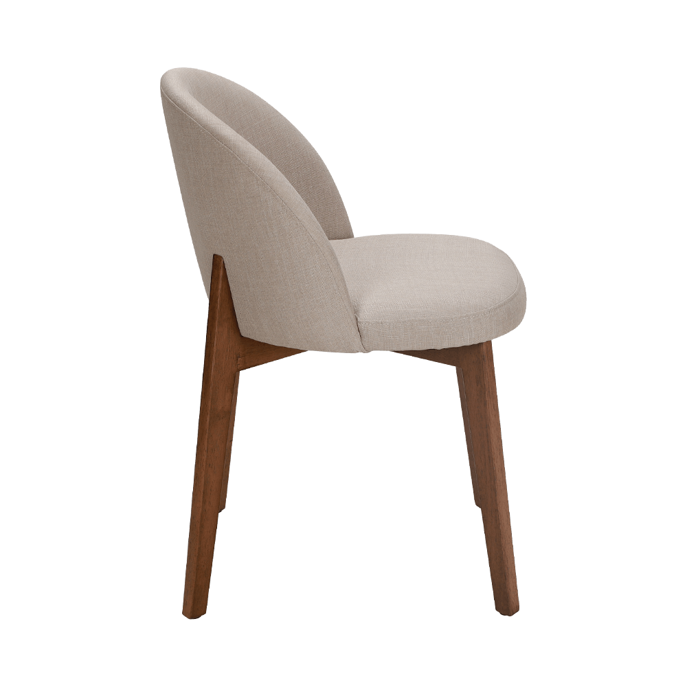 Chaise à manger en bois massif sans bras