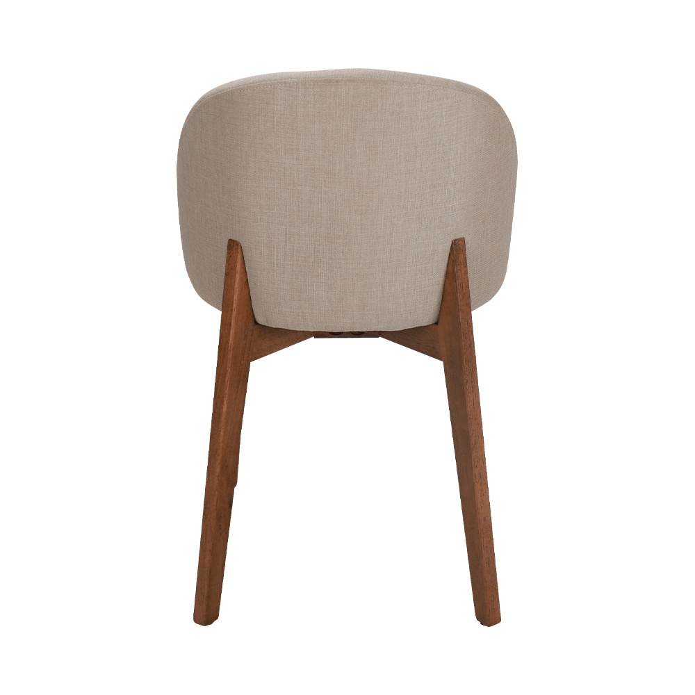 Chaise à manger en bois massif sans bras