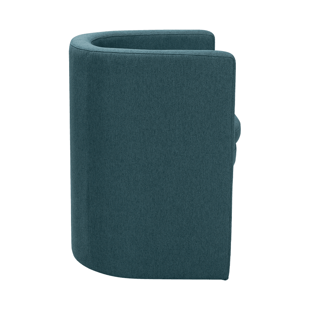 Chaise de repos en bois bleu marine