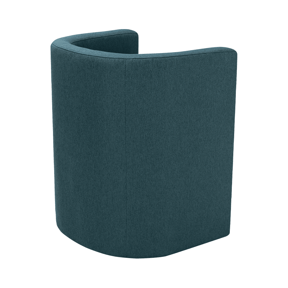 Chaise de repos en bois bleu marine