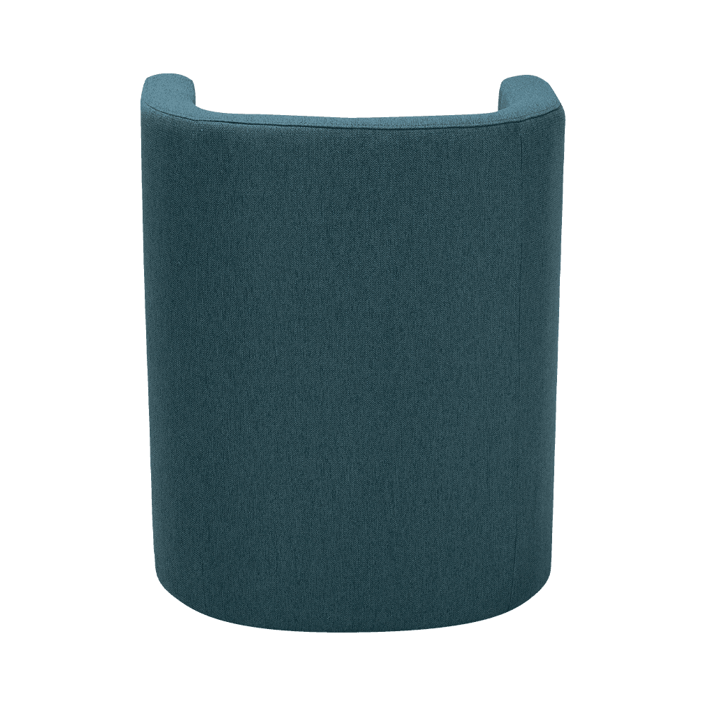 Chaise de repos en bois bleu marine