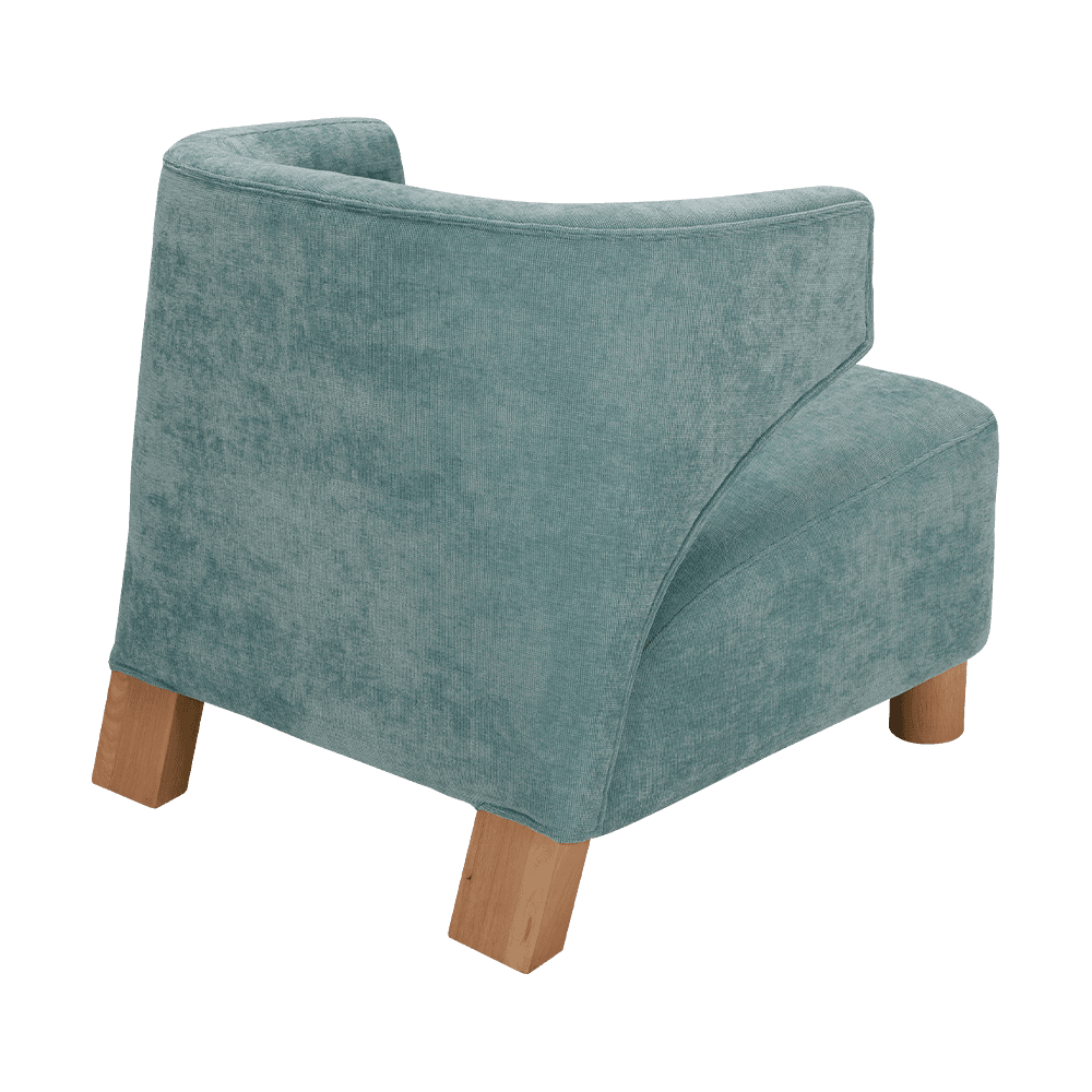 Chaise de salon unique avec des accoudoirs