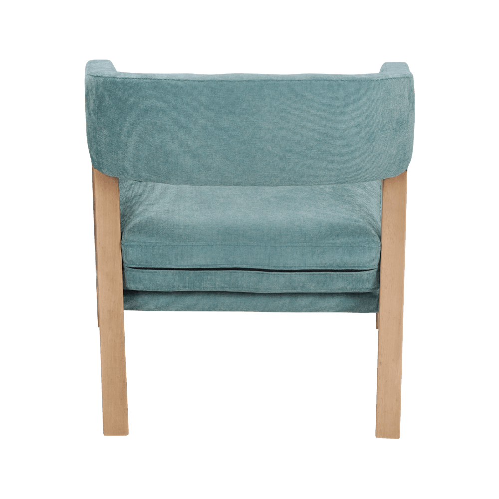 Chaise de repos en caoutchouc en bois de bois de caoutchouc