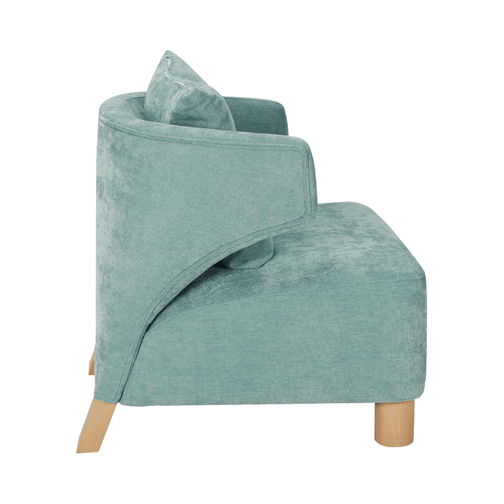 Chaise de salon unique avec des accoudoirs