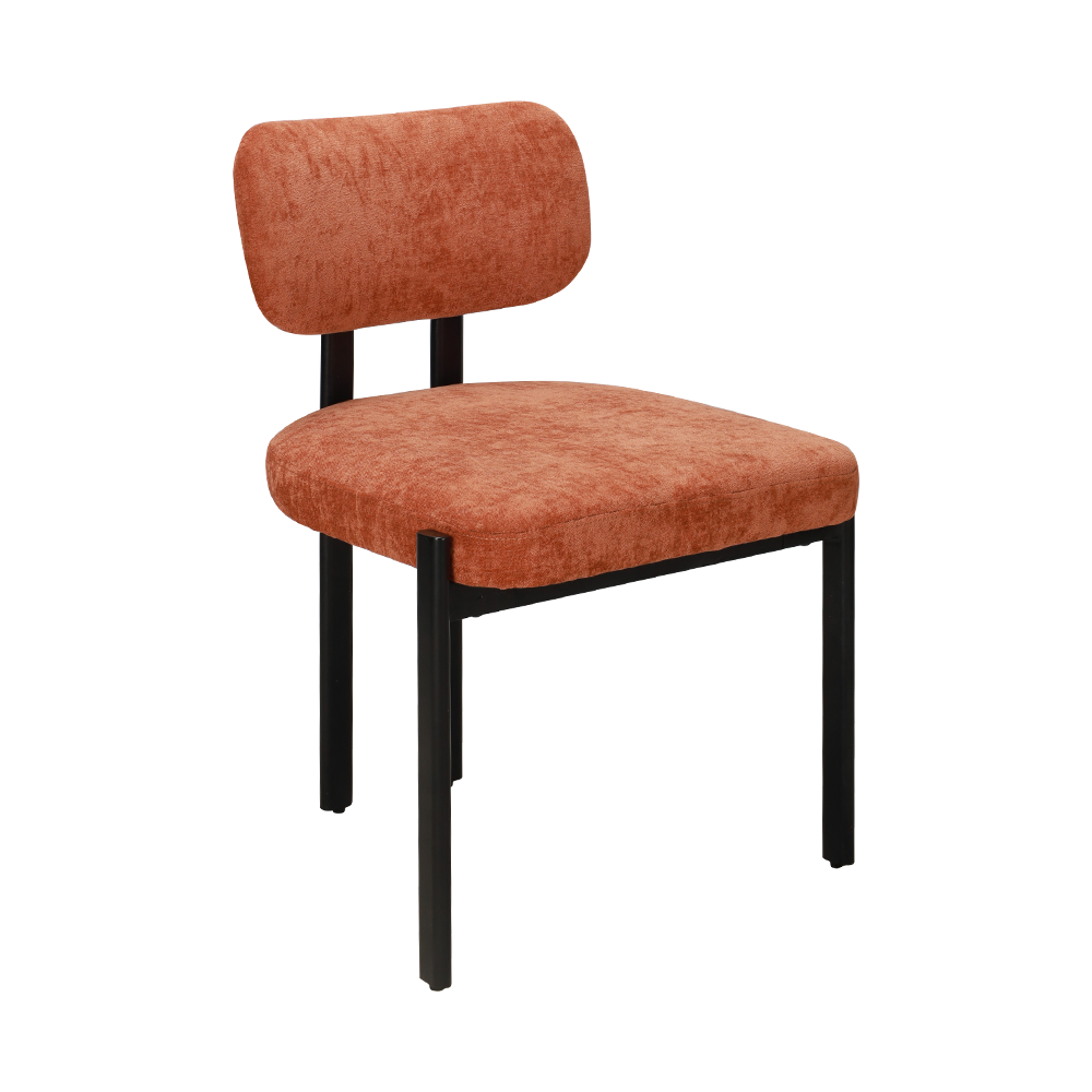 Coussin d'éponge sans accoudoirs en bois massif chaise à manger en bois massif