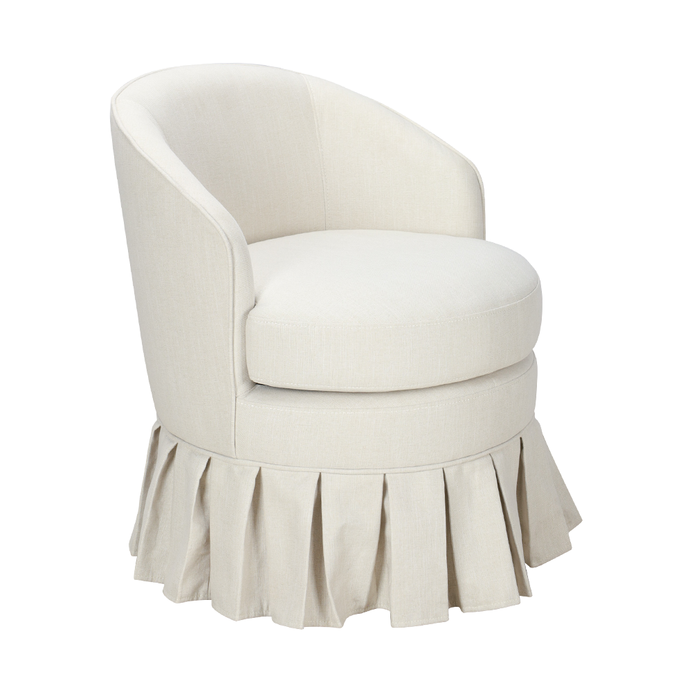 Chaise de repos vintage à la crème
