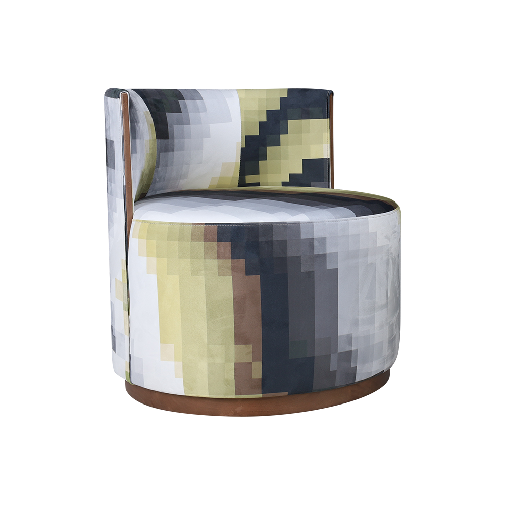 Chaise salon rond sans bras