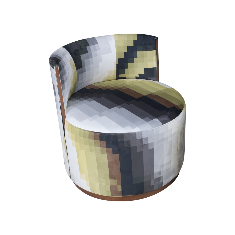 Chaise salon rond sans bras