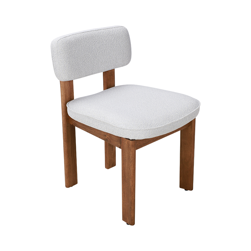 Chaise de salle à manger sans bras massif