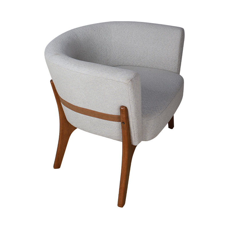Chaise de repos en bois massif avec ceinture